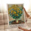 Floral, fleurs de Claude Monet, topinambour, reproduction d'art classique sans cadre-1698068877