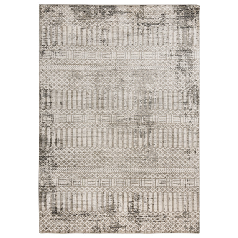 Geometric Indoor Rug, Rectangle 5'3" x 7'6"