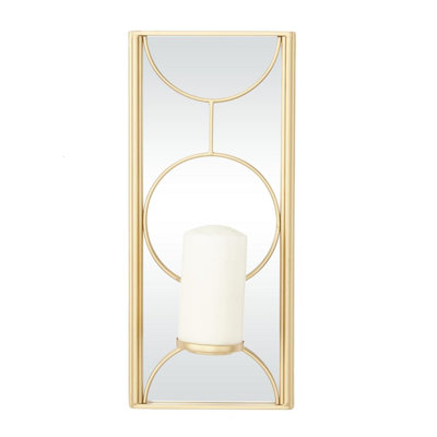 Cosmoliving By Cosmopolitan Modern Metal Wall Sconce