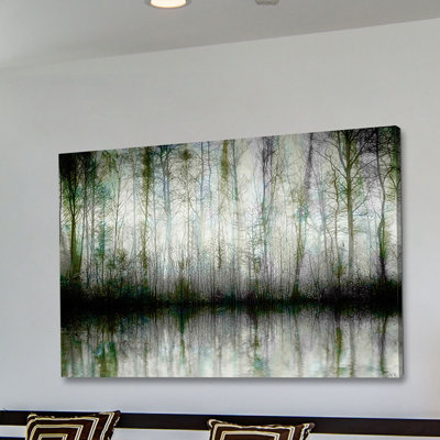 "Wispy Trees Reflect" par Parvez Taj, impression sur toile tendue