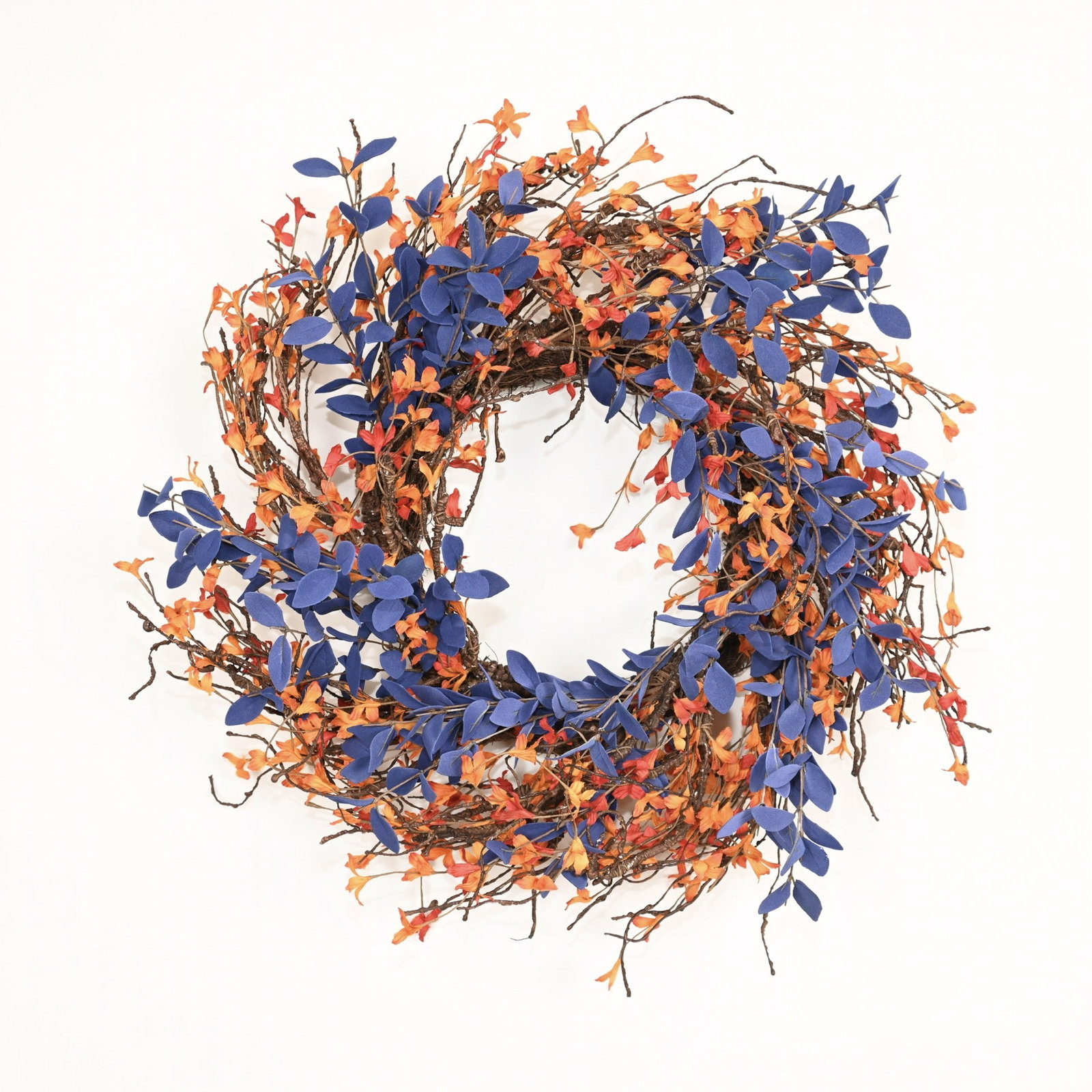 24" Handcrafted Eucalyptus Thanksgiving Wreath