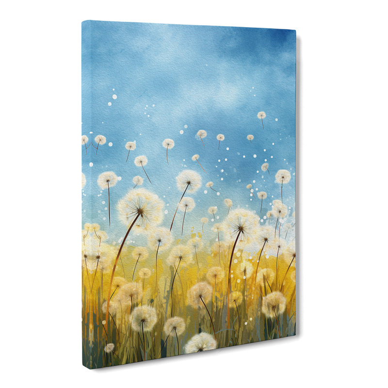 Dandelion Colour Field No.3 - Print, 60cm H x 40cm W x 3cm D