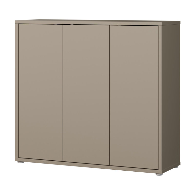 Saabir 20 Pair Shoe Storage Cabinet, Grey
