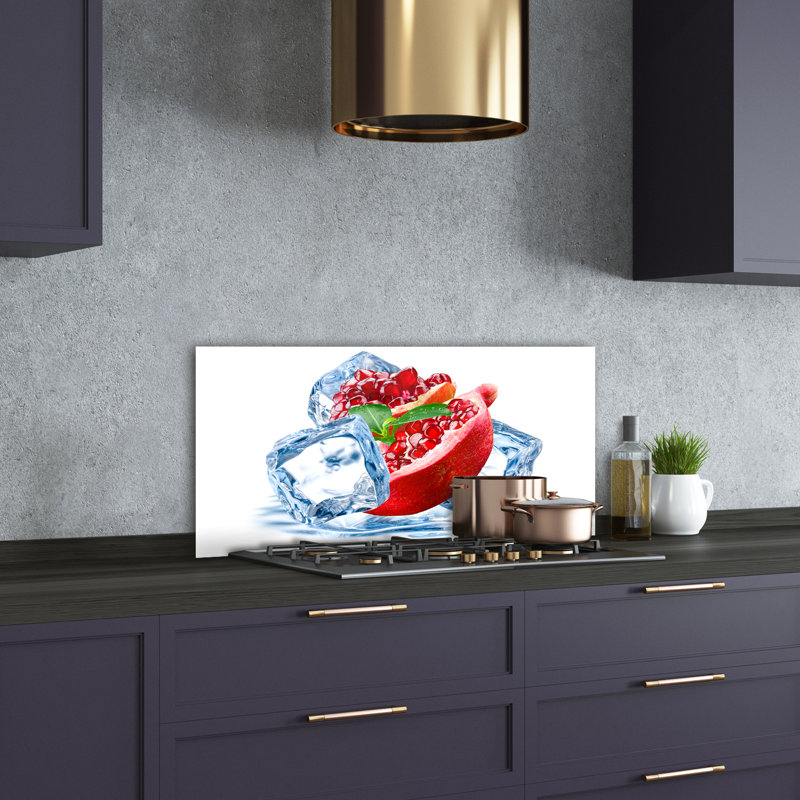 Lloana 50cm W x 100cm L Glass Peel and Stick Panel