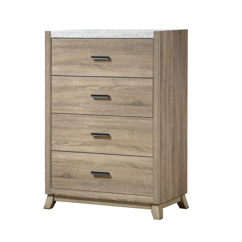 Commode rustique contemporaine transitionnelle