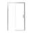 44--48" W X 74" H Shower Door, Aluminum Sliding Glass Shower Door With Premium 5/16 Inch (8Mm) Thick Tempered Glass-121080693