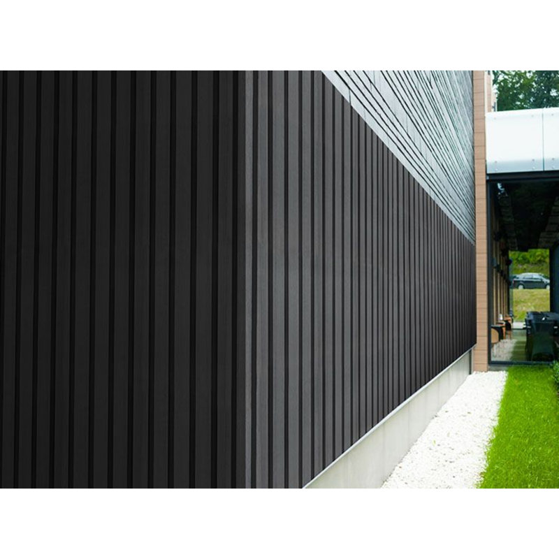 Panneau de revêtement en composite pour l'extérieur de 106 po x 8,5 po, résistant aux intempéries et aux rayons UV , Noir