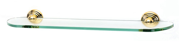 Embassy Wall Shelf, Polished Brass