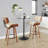 Laurenzio Swivel Upholstered Counter Stool-90954851