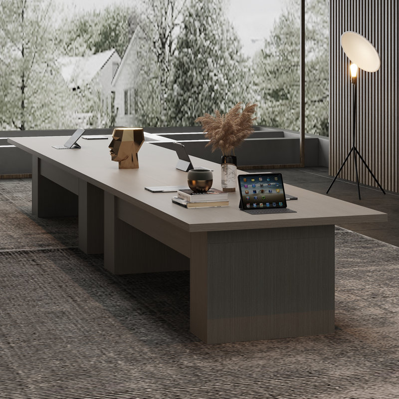 Table rectangulaire Lukehart, Gris