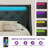 Upholstered Platform Bed Frame with Wingback Headboard & LED Lights& 4 Storage Drawers-966201849-966201854