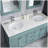 White Oval Undermount Bathroom Sink With Overflow