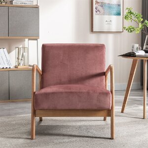 Kreindy 25.196'' Wide Velvet Armchair