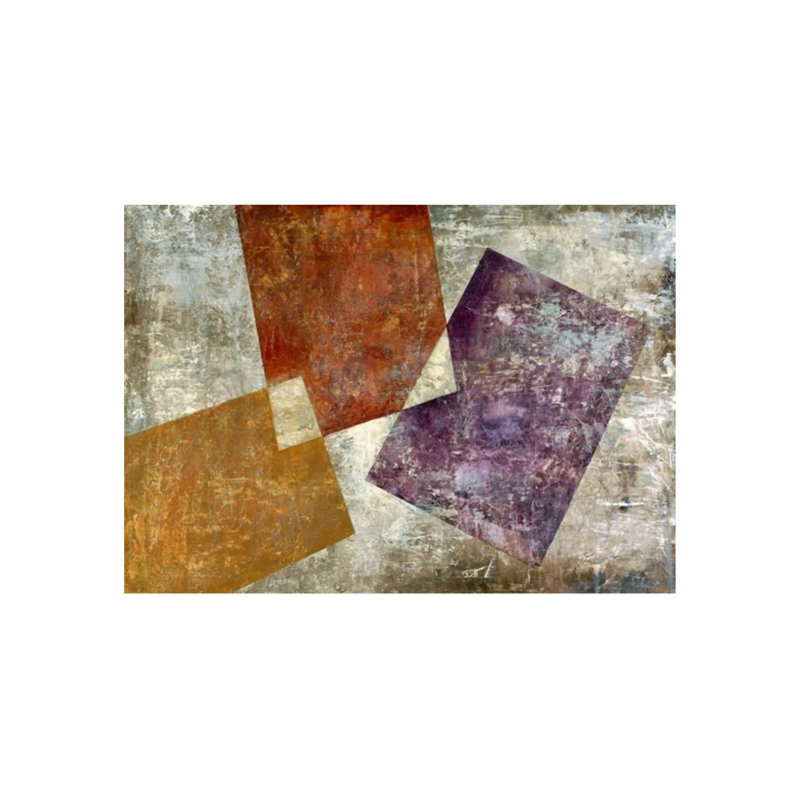 Patchwork II Print by Alexys Henry, 24" H x 34" W x 1.5" D, Knife Gel