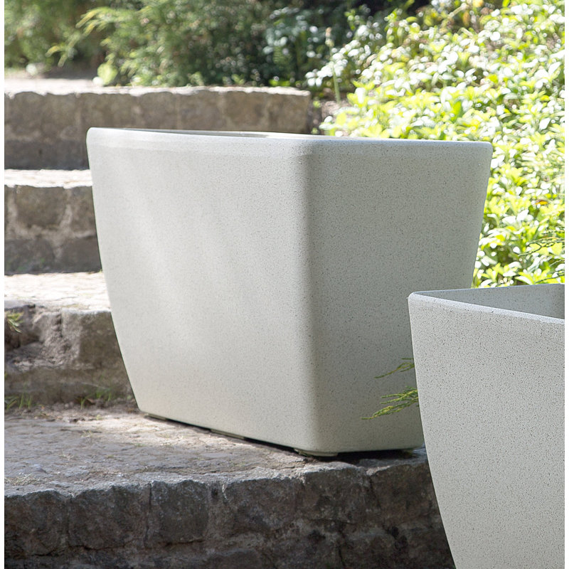 Masontown Pot Planter, 41cm H x 60cm W x 27cm D, White