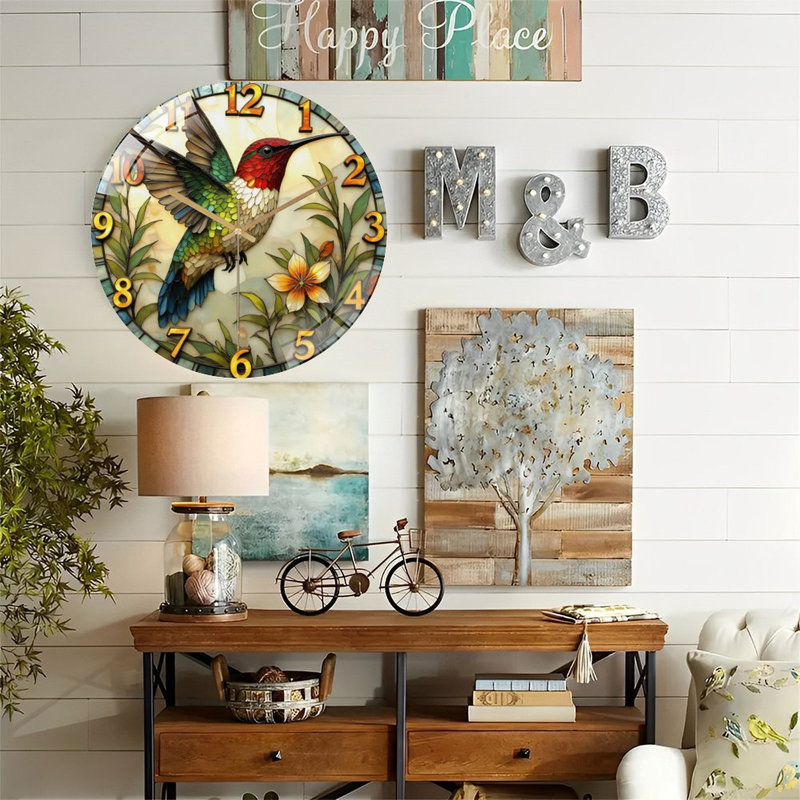 Horloge murale Hummingbird