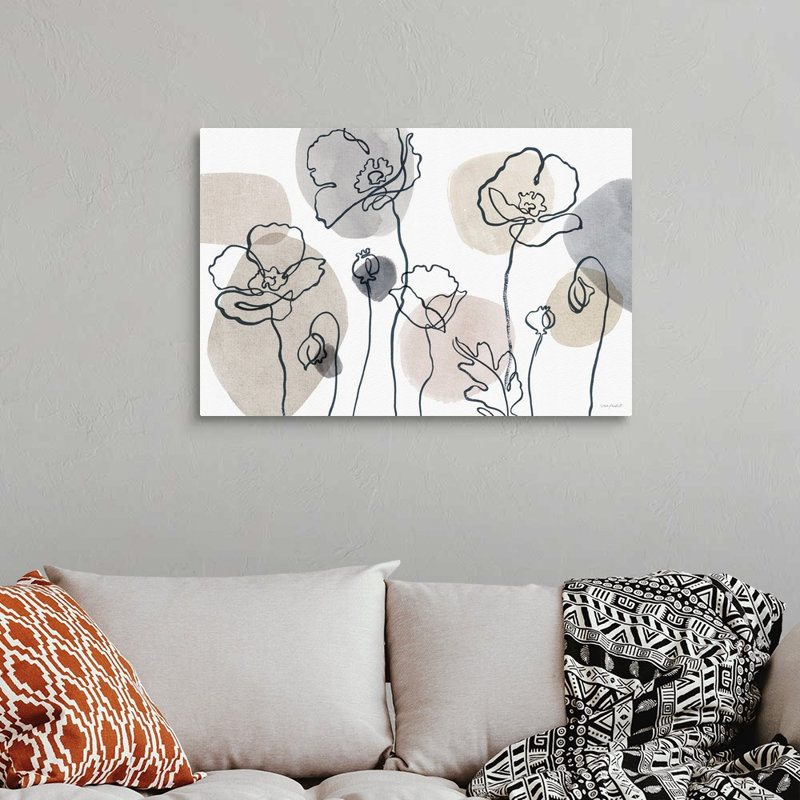 «Think Neutral 01» par Lisa Audit - reproduction d'art, Toile tendue, H 24 po x l 36 po x P 1,25 po