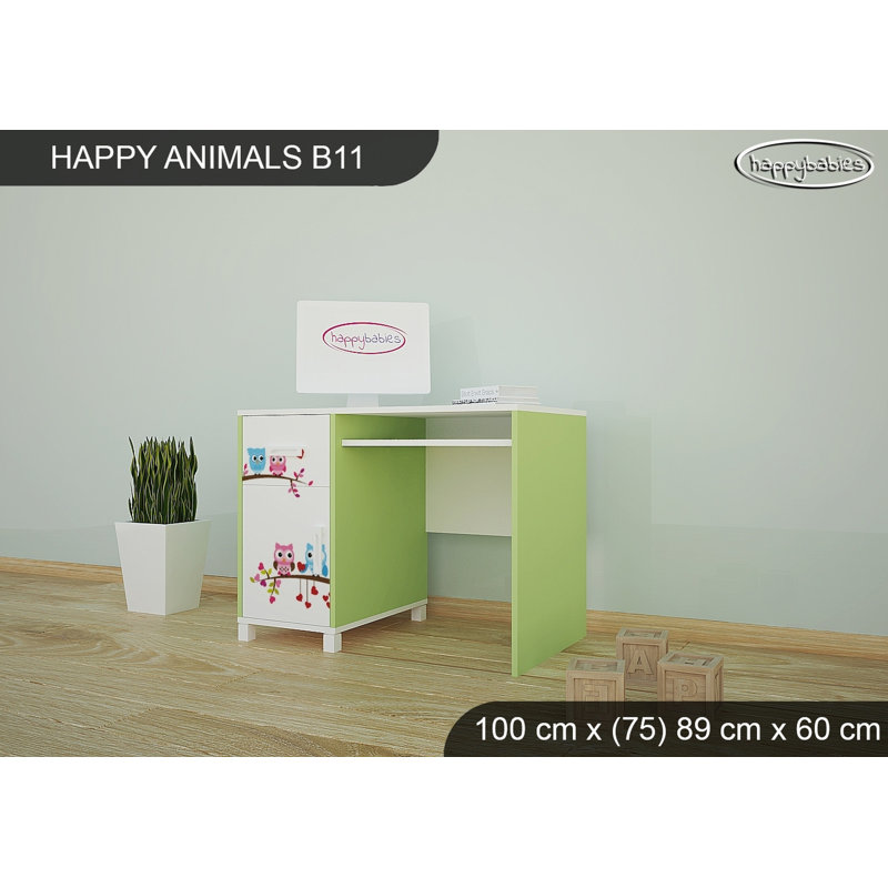 100cm Writing Desk, Green
