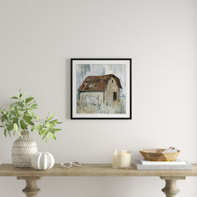 «Barn at Dusk», peinture