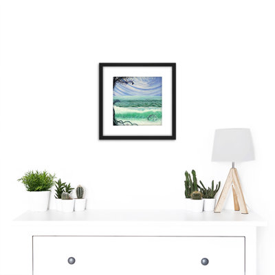 Space Planet Water Life Moon by Ivashchenko - Single Picture Frame Painting
