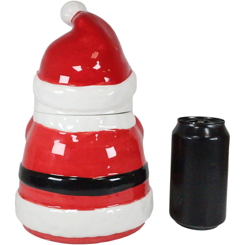 Bocal à biscuits fantaisiste au père Noël Ebros
