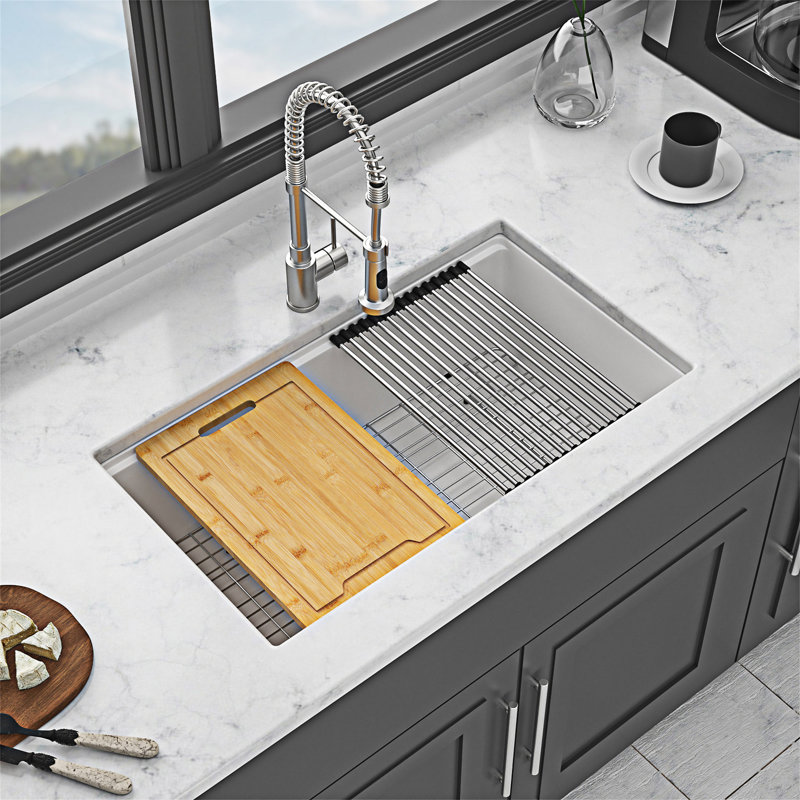 Undermount Granite Composite Workstation Kitchen Sink