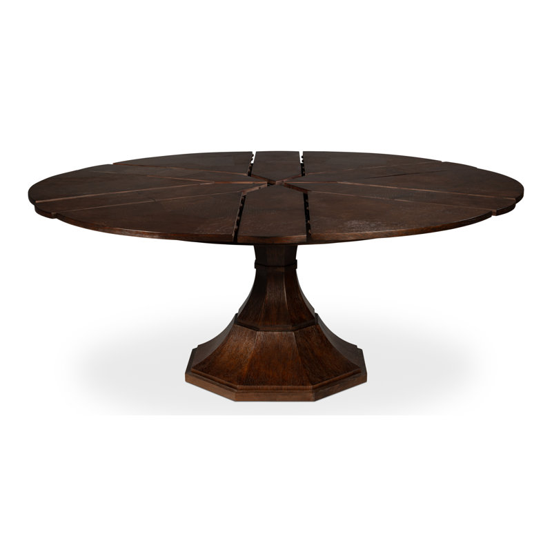 Giselle Round Dining Table, Moonskin, 30"H x 66"L x 66"W