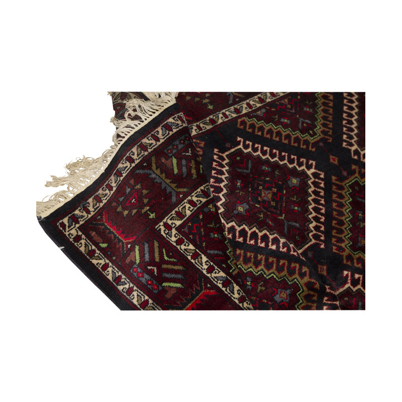 Afghan Hand Woven Wool Area Rug