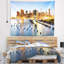 Cityscape de polyester illuminé à l’tapisserie skyscrapers new york avec accessoires suspendus inclus-28499865