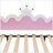 Modern Upholstered Princess Daybed With Crown Headboard And LED Lights-1438902645