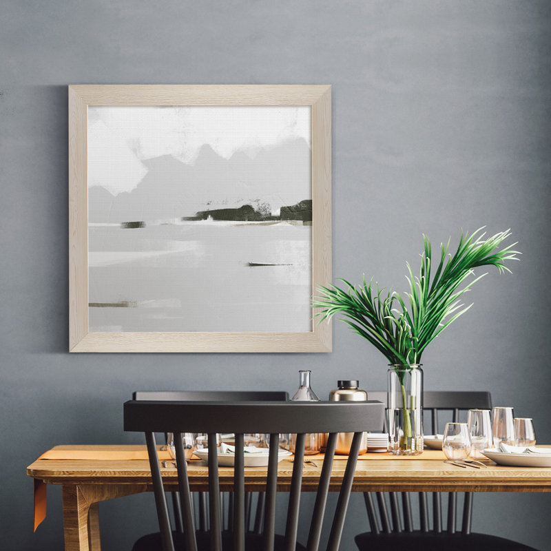 Coastal Haze I-reproduction de photo encadrée, H 21 po x l 21 po x P 1 po, Toile blanche encadrée, Pas de tapis