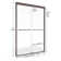 Infinity 54.5'' - 58.5'' W x 70'' H Bypass Semi-Frameless Shower Door with Glass