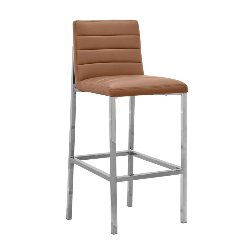 Tabouret de bar et de comptoir Misa, Tabouret de bar (siège d'une hauteur de 30 po), Cognac