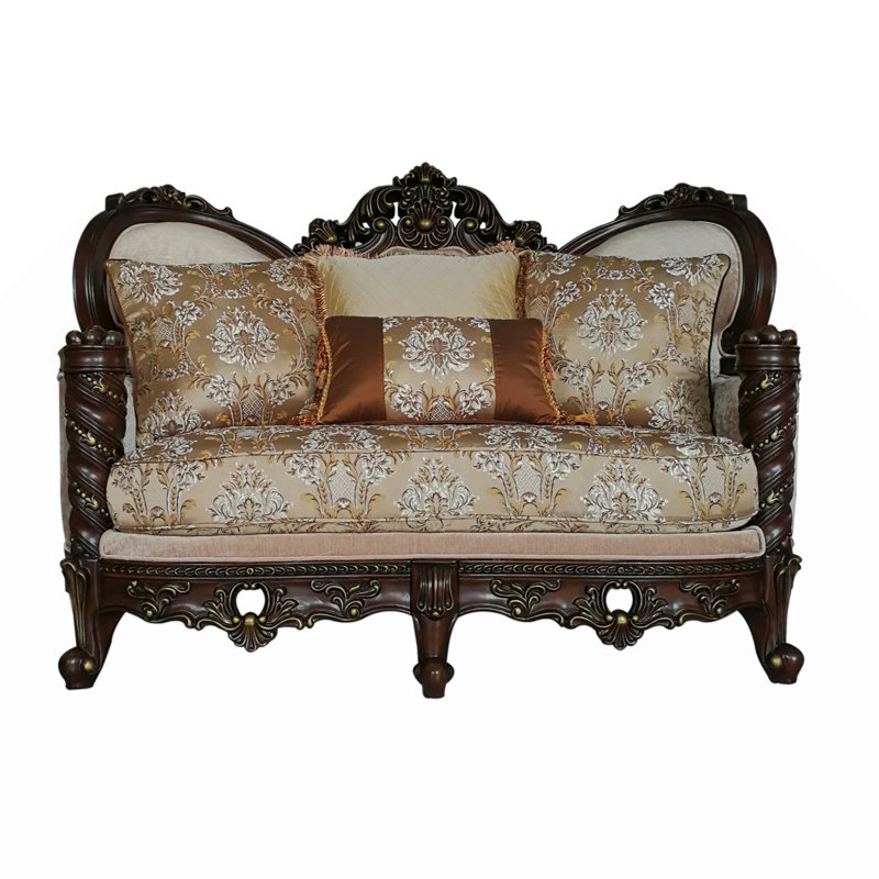 Causeuse ACME Devayne avec 4 coussins en tissu et 50686