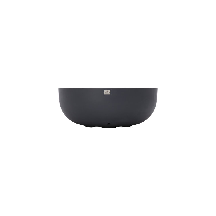 Eclipse 44" Natural Gas Fire Pit Table Bundle Includes Wind Guard and Burner Lid