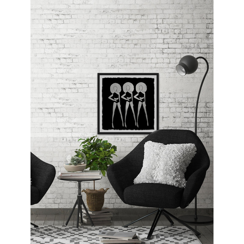 Black Summer - Picture Frame Print, 32" H x 32" W x 1.5" D