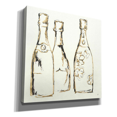 «Champagne Is Grand IV» par Chris Paschke, estampe numérique sur toile