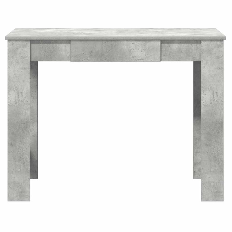 Desk 100X45x75 Cm Engineered Wood, Concrete Grey