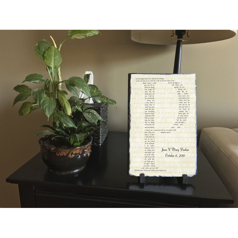 Text & Numbers Box Signs & Plaques, 8" H x 12" W x  0.5" D