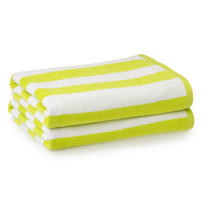 2 Piece Turkish Cotton Beach Towel Set