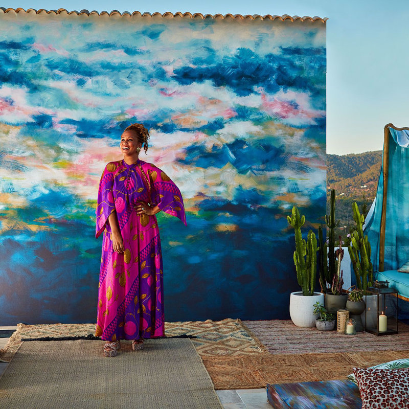 Nairobi Sunset Banner 3m x 68.5cm Matte Mural