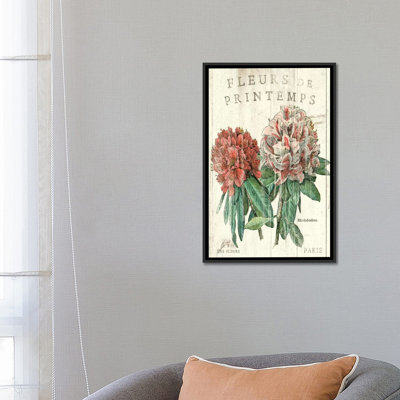Fleur de printemps, impression sur toile