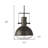 Harty 1 - Light Gold Single Pendant