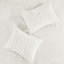 Édredon double / grand, chenille, coton floral, 2 taies décoratives, lavable à la machine, infroissable et chenille 3 pièces, rembourrage, décoration de chambre chic et décontractée, lavable standard
