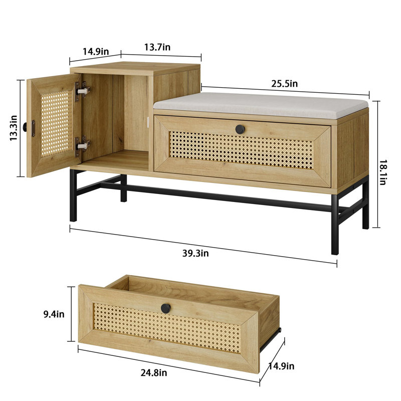 Upholstered Storage Bench