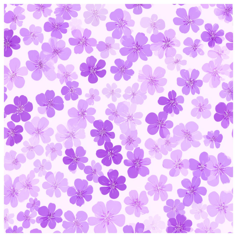 Fleurs, édredon floral, bohème bohémien, Édredon grand, Floral mauve / bleu
