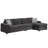 Birkley L-Shaped Upholstered Sectional, Gray(RHF)-652459710-652459711