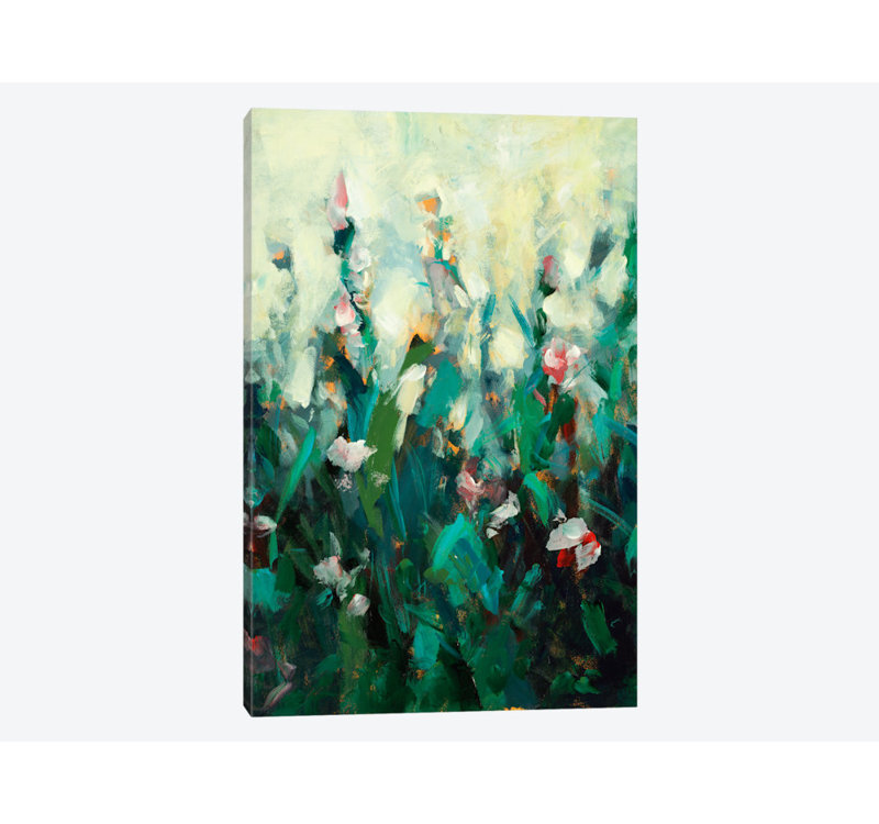 « ode to monet ii », impression sur toile, H 26 po x l 18 po x P 1,5 po, Pas de tapis, Toile tendue