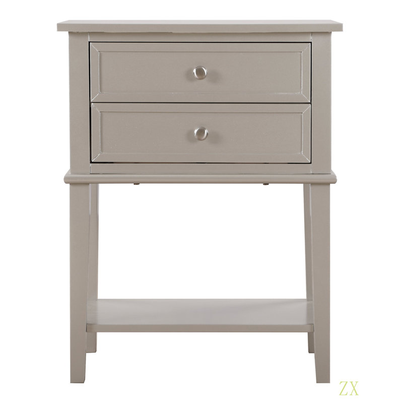 Table de chevet élégante, Gris