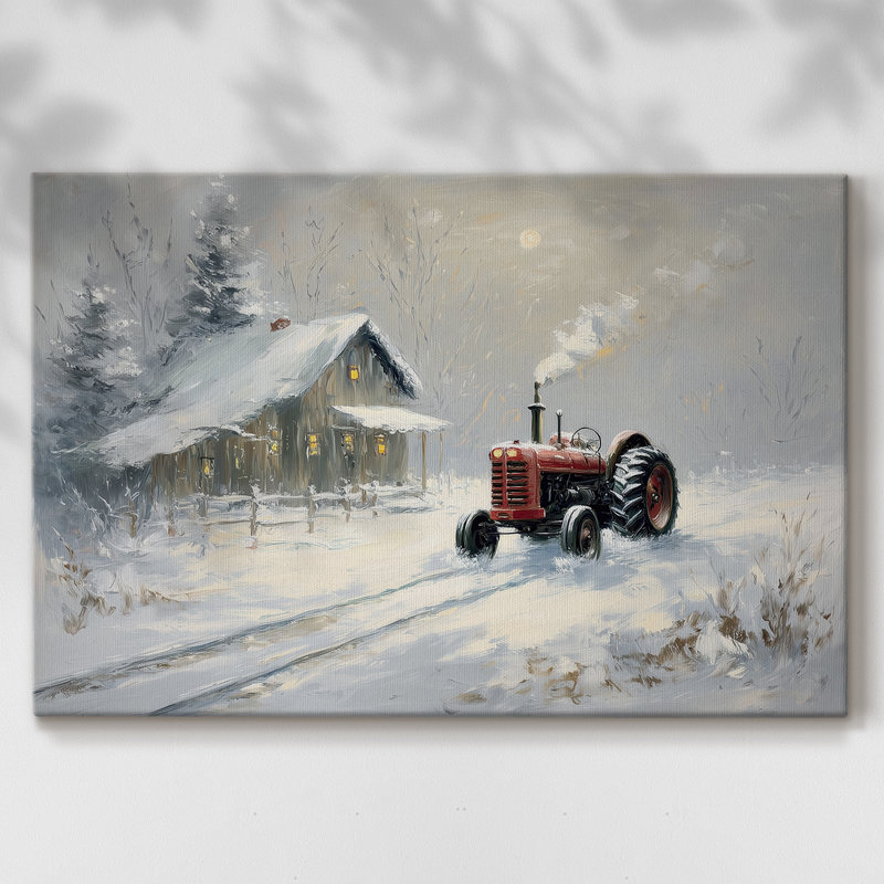 Toile enneigée de qualité supérieure, H 18 po x l 12 po
